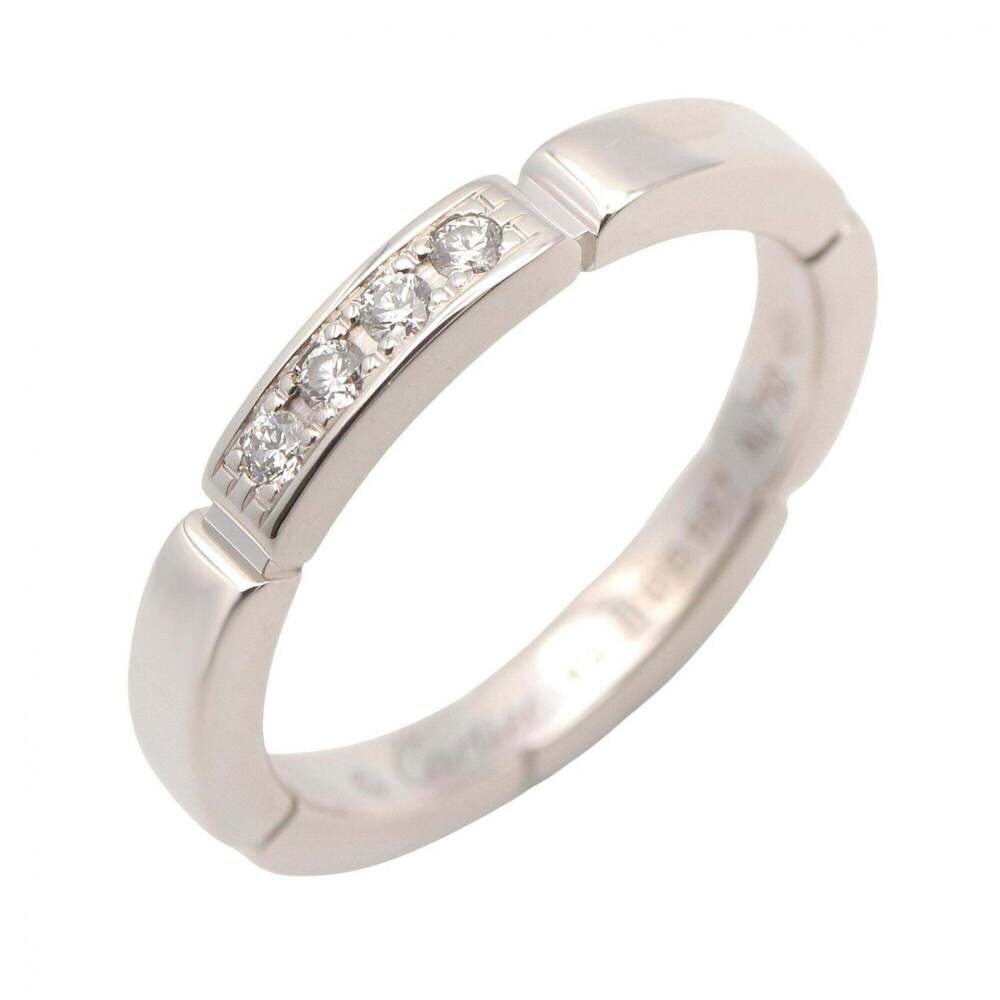 CARTIER 18k Silver Diamond Ring